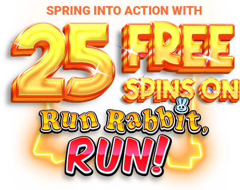 Bucharest 25 Free Spins on Run Rabbit, Run
